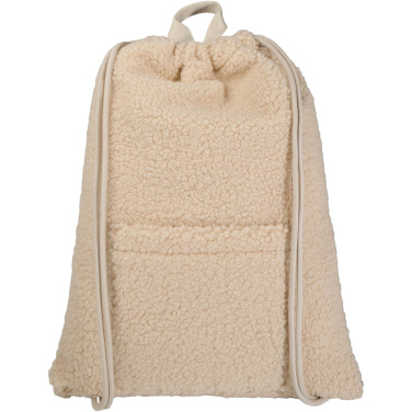 Logotrade reklamprodukter bild: Bear ryggsäck med dragsko av GRS-certifierat återvunnet sherpa-material, 9 l